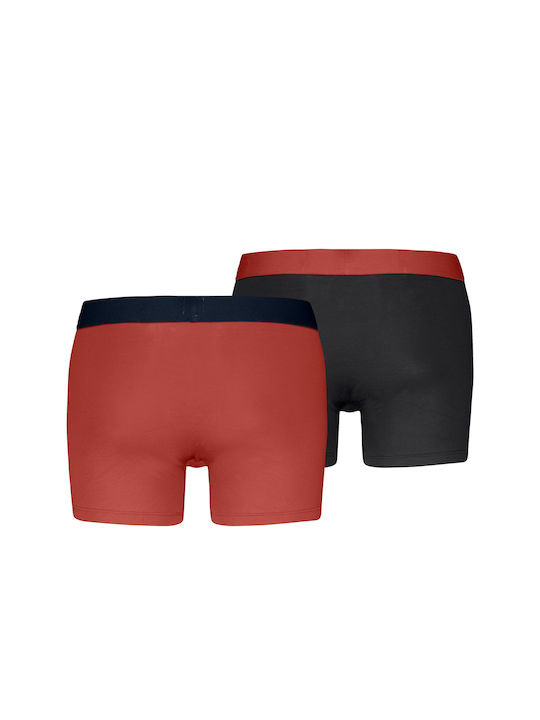 Levi's Men's Boxers 2Pack Red