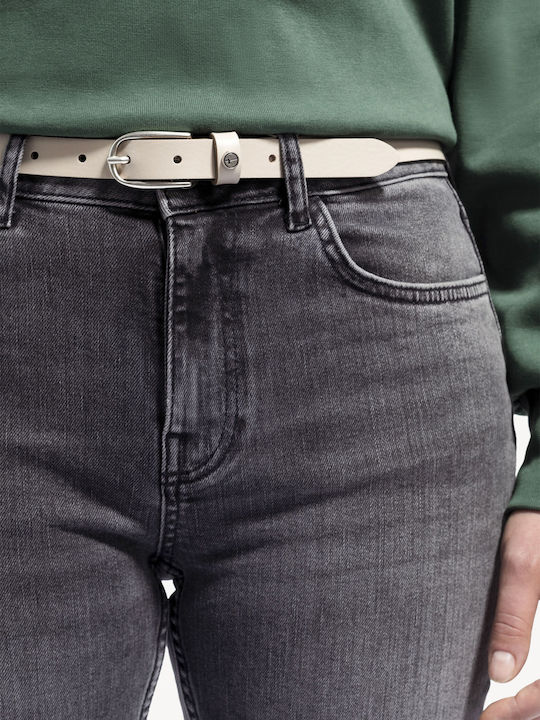 Damen Gürtel Aus Leder Beigen