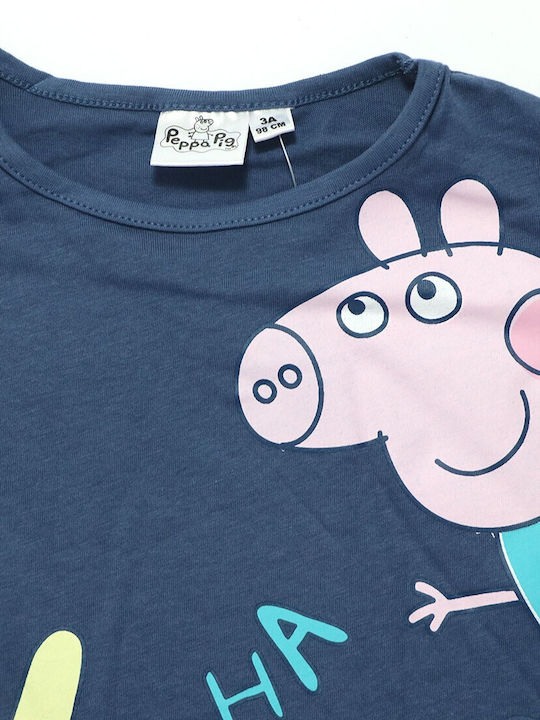 Kids' Shirt Short Sleeve Dark Blue