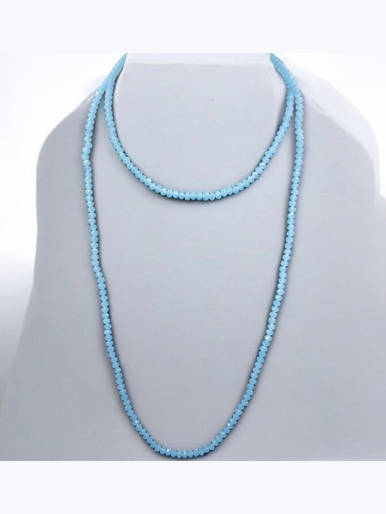 Small Light Blue Necklace Light Blue