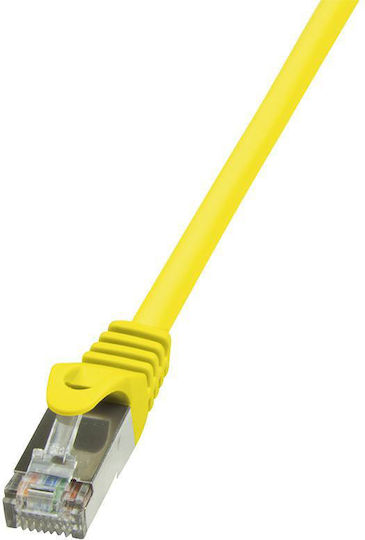 LogiLink U/UTP Cat.6 Ethernet Network Cable 3m Yellow 6pcs