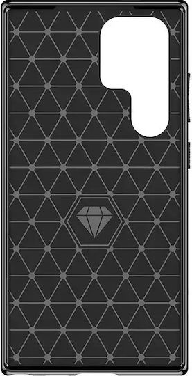 Hurtel Back Cover Silicone Black (Samsung Galaxy S24 Ultra)
