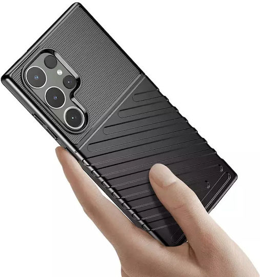 Hurtel Back Cover Silicone Black (Samsung Galaxy S24 Ultra)