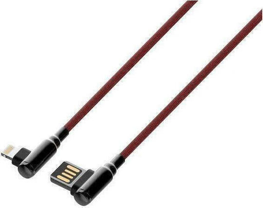 Ldnio Angle (90°) USB 2.0 Cable USB-C male - USB-A Γκρι 1m 1003402