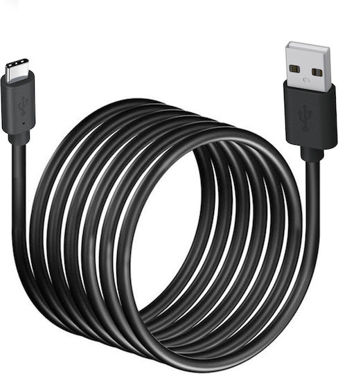 Motorola USB 2.0 Cable USB-C male - USB-A Μαύρο 1m S928D87915