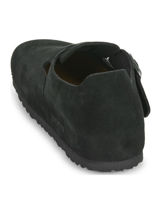 Heritage London Wildleder Stiefeletten Damen Schwarz