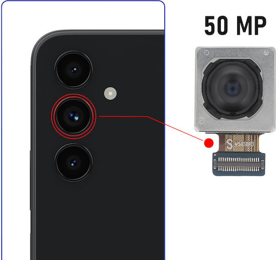 Clappio Main Rear Camera Samsung Galaxy A54 5g 50mp Black