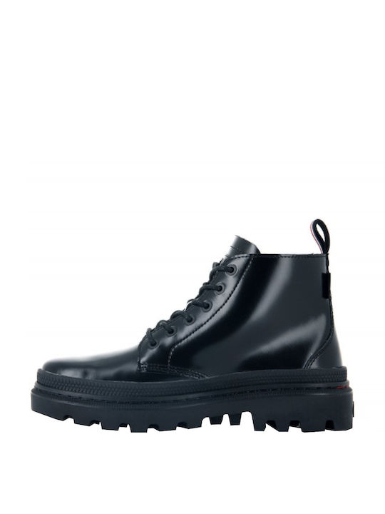 Pallatrooper Leather Black Men's Boots