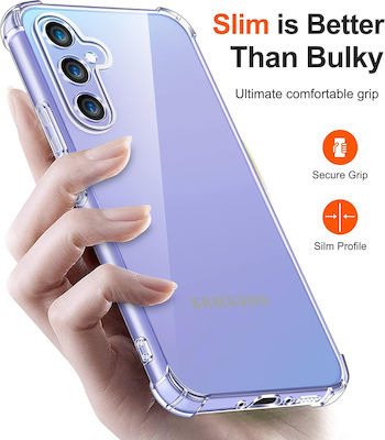 Techsuit Coperta din spate Silicon Transparent (Galaxy A34)