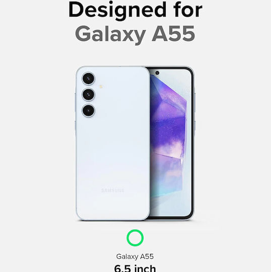 Ringke Fusion Back Cover Σιλικόνης / Πλαστικό Διάφανο (Galaxy A55)