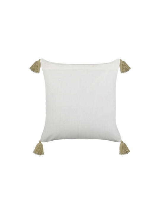 Beliani Perna De Canapea Din 100% Bumbac Verde 45x45cm
