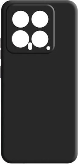 Powertech Back Cover Σιλικόνης Μαύρο (Xiaomi 14)
