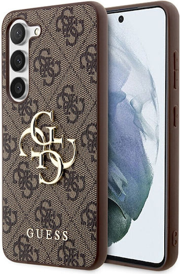 Guess Umschlag Rückseite Leder Braun (Samsung S24 Plus)