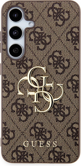 Guess Umschlag Rückseite Leder Braun (Samsung S24 Plus)