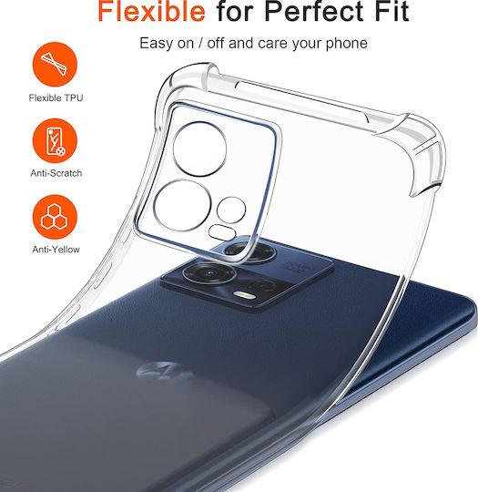 Techsuit Techsuit Задна корица Силикон Прозрачен (Motorola Edge 30 Fusion)