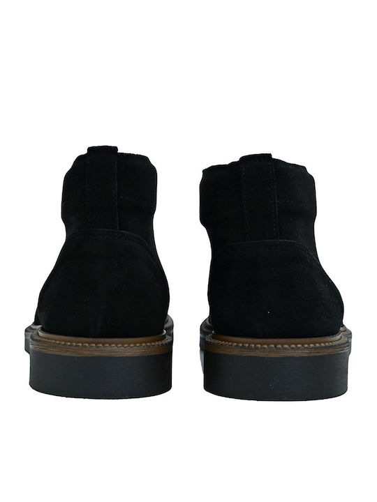 Suede Μαύρα Ανδρικά Αρβυλάκια