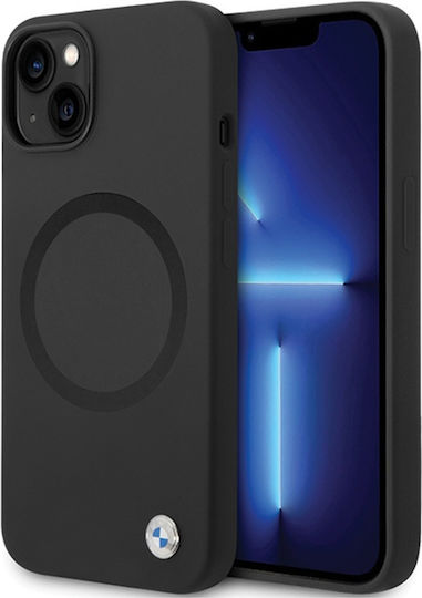 BMW Задна корица Силикон Черен (Apple iPhone 14)