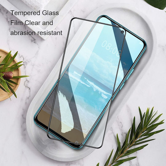 Amorus Full Glue Tempered Glass Xiaomi Redmi Note 13 Pro 4g / Poco M6 Pro 4g - Black (2 Τεμαχια)