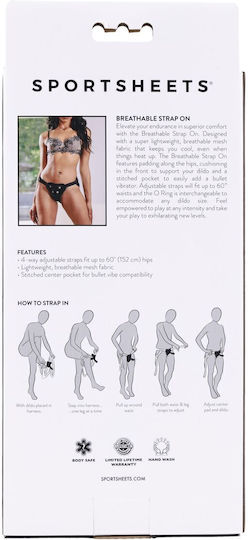 Sportsheets Harness σε Μαύρο Χρώμα