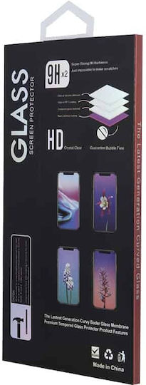 Full Face Tempered Glass Μαύρο (iPhone 13 mini)