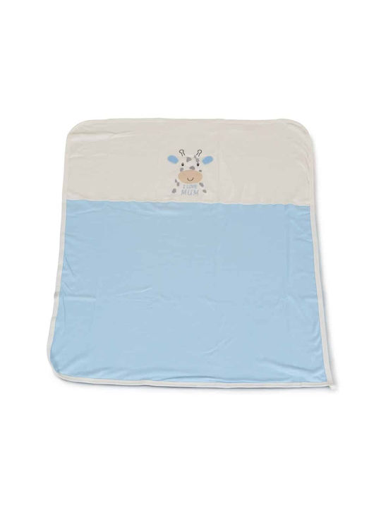 Cangaroo Blanket Nursery Swaddling Blankets Cotton Blue Blue 90x100cm