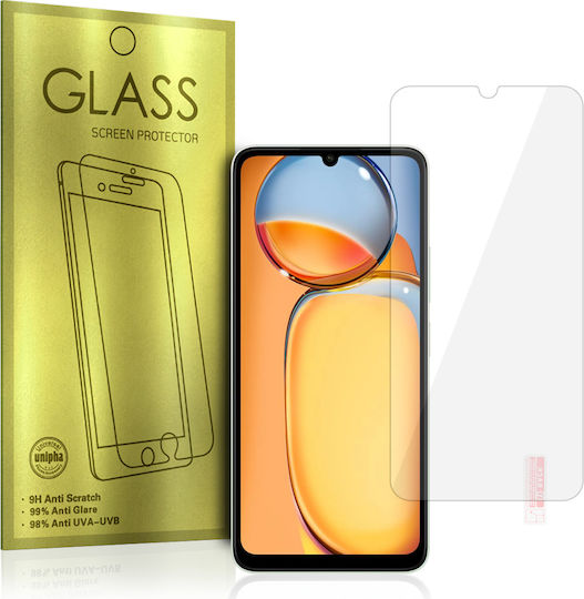 Full Face Tempered Glass Χρυσό (Xiaomi Redmi 13C)