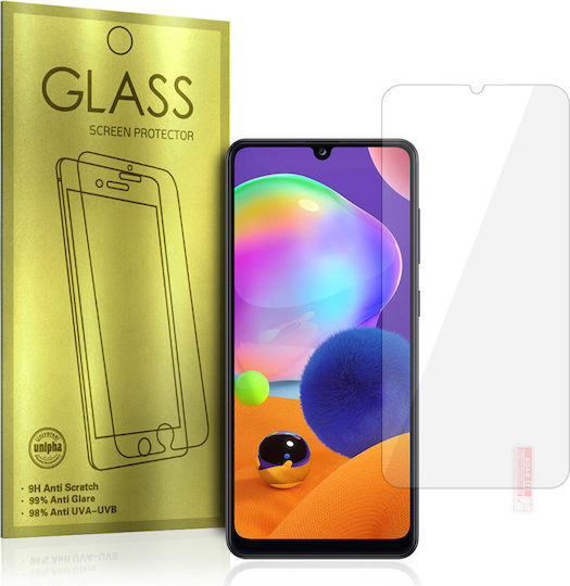 Tempered Glass Aur (Galaxy A31)