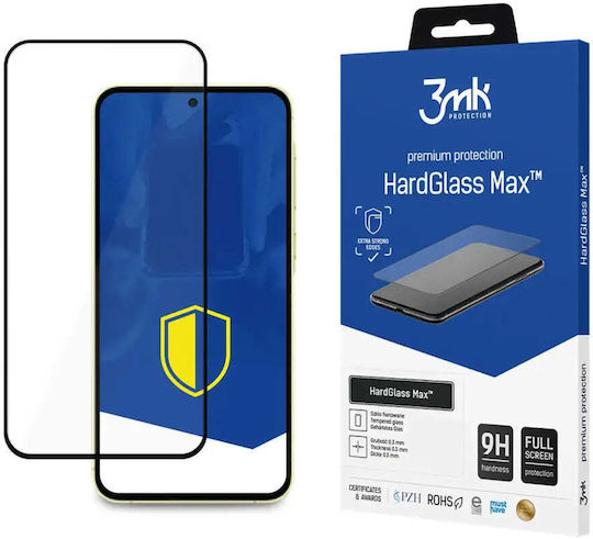 3MK HardGlass Max 5D Full Face Tempered Glass (Galaxy A35)