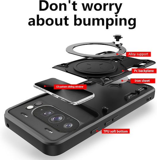 Techsuit Camguard Pro Back Cover Σιλικόνης Μπλε (Google Pixel 9 Pro XL)