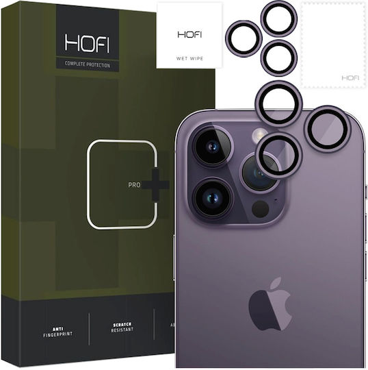 Hofi Camring PRO+ Προστασία Κάμερας Tempered Glass Deep Purple για το iPhone 14 Pro / 14 Pro Max