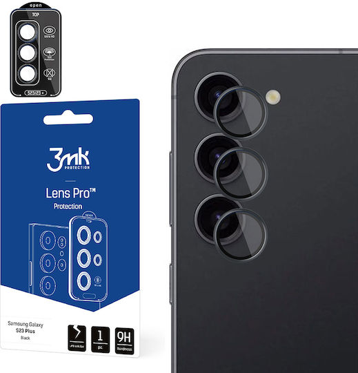 3MK Lens Protection Pro Camera Protection Tempered Glass Black for the Galaxy S24+