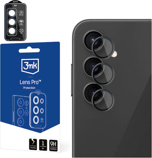 3MK Lens Protection Pro Camera Protection Tempered Glass Black for the Galaxy A34