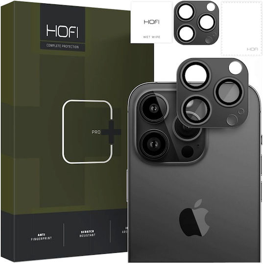 Hofi Fullcam PRO+ Протекция За Камера Закалено Стъкло Черно За iPhone 14 Pro / 14 Pro Max