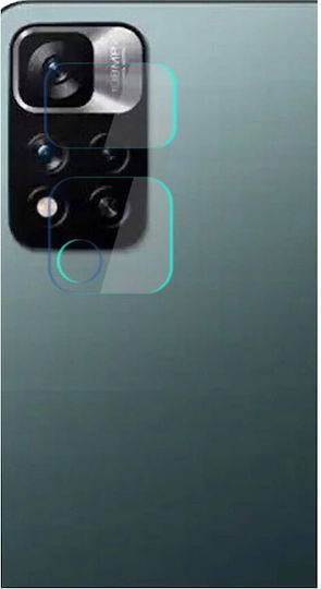 3MK Hybrid Glass Προστασία Κάμερας Tempered Glass Διάφανο για το Redmi Note 11 Pro+