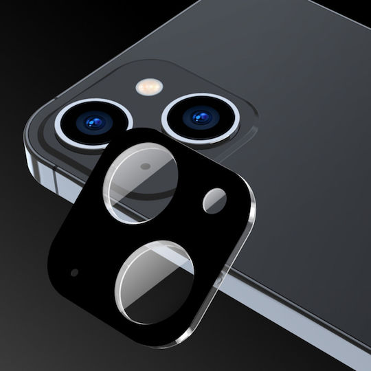 Techsuit Full Kameraschutz Gehärtetes Glas Black für das iPhone 15