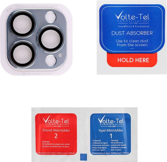 Volte-Tel Electroplating Kameraschutz Metallrahmen Blue für das iPhone 13 Pro / 13 Pro Max
