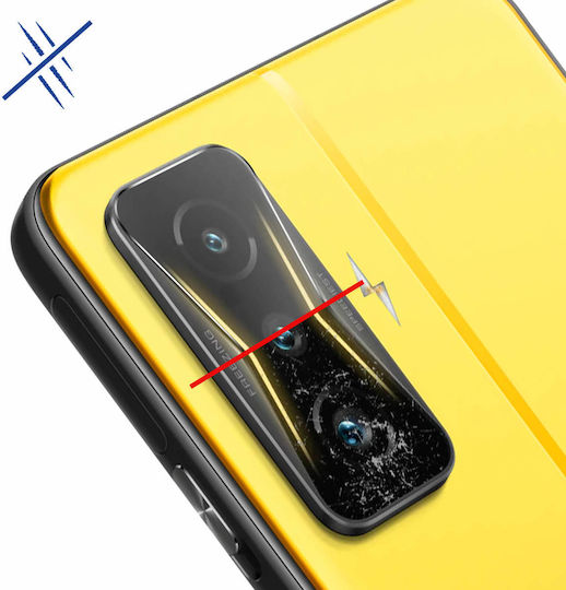 3MK Flexible Glass Προστασία Κάμερας Μεμβράνη Διάφανο για το Poco F4 GT