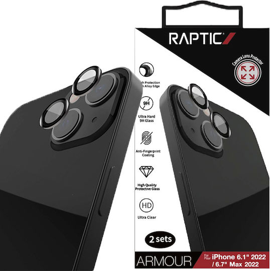 X-Doria Raptic Armor Προστασία Κάμερας Tempered Glass Διάφανο για το iPhone 14 / 14 Plus