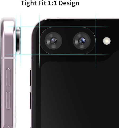 Techsuit Camera Protection Tempered Glass Black for the Samsung Galaxy Z Flip6