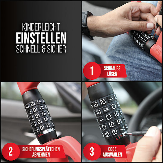Heyner Dispozitiv Antifurt Blocare Volan Auto