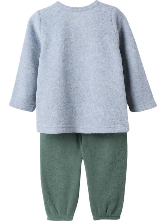 Zippy Pijama pentru copii De iarnă Fleece Grey, Olive