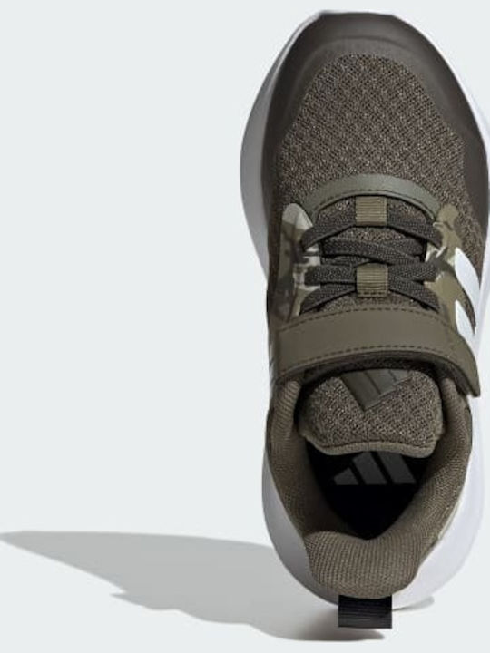 Fortarun Fortarun 3.0 Kids Sports Shoes Running with Hoop & Loop Closure Olive Strata / Cloud White / Shadow Olive