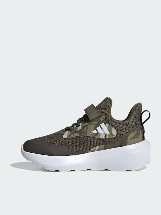 Fortarun Fortarun 3.0 Kids Sports Shoes Running with Hoop & Loop Closure Olive Strata / Cloud White / Shadow Olive