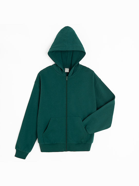 Cool Club Kids Sweatshirt Cardigan Green