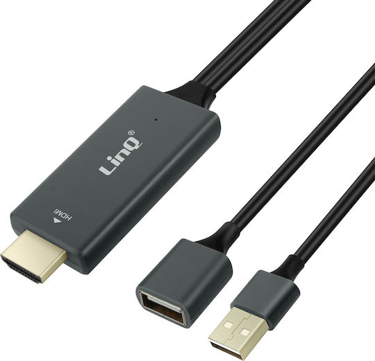 Hdmi Adapter + 1x Männlicher Usb-Anschluss 1x Weiblicher Usb-Port Linq