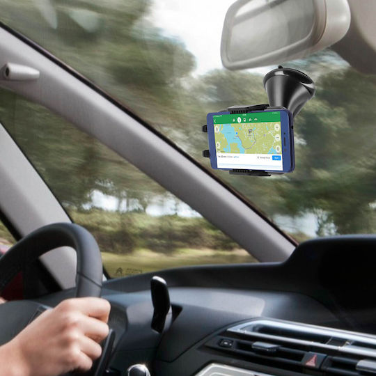 Universal Car Mount Suction Cup 360 ° Rotating Windshield Black
