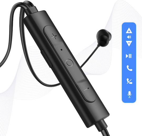 Слушалки Akashi Usb-c с намаляване на шума Черни