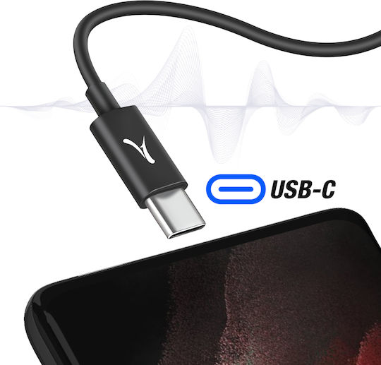 Слушалки Akashi Usb-c с намаляване на шума Черни