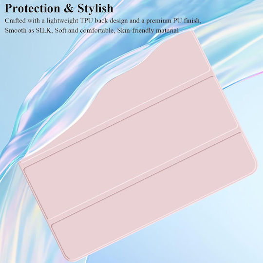 Husa Ultra Slim Pentru Oneplus Pad 2 12.1" Silicon Tpu Smart Cover Roz