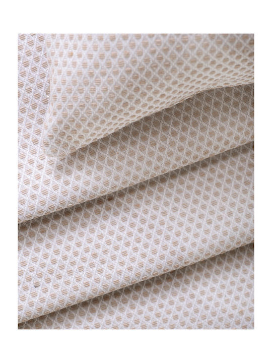Rythmos Matis Three-Seater Sofa Throw Jacquard 180x280cm Beige